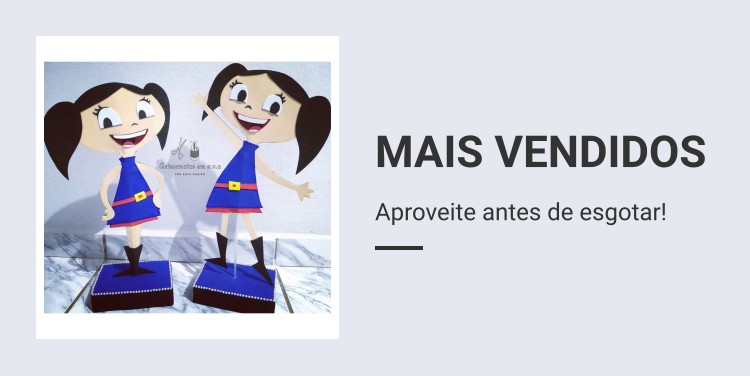 Bonequinhos de eva  Compre Produtos Personalizados no Elo7