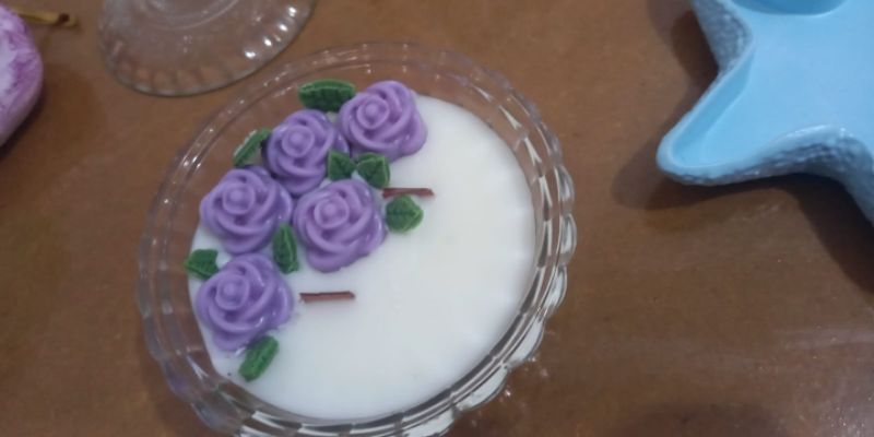 1pc coração-forma decorativa velas aromáticas cera de soja scented vela  para a confissão propor velas de casamento de aniversário 6x3cm