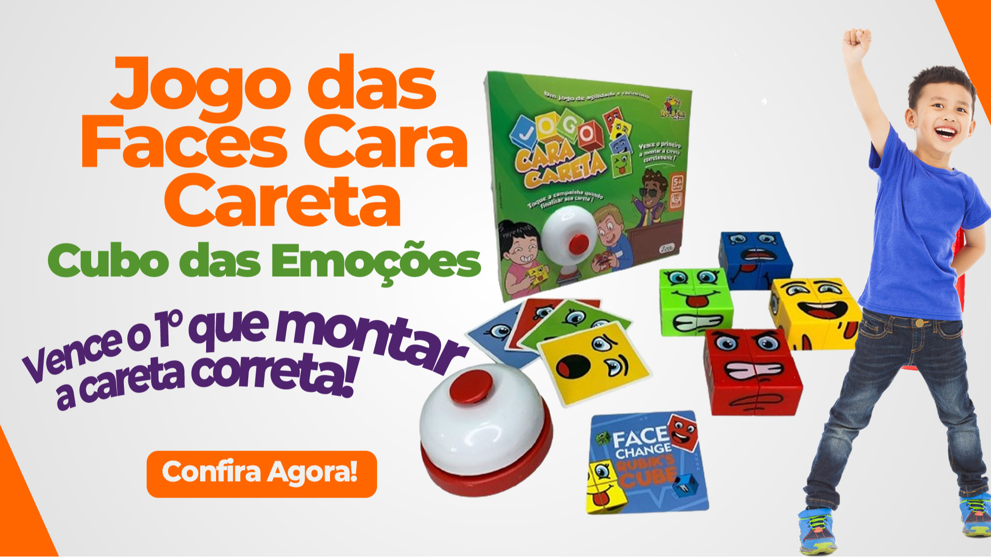 Jogo das Faces Cara Careta Diversas Combinações Cube Brinquedo