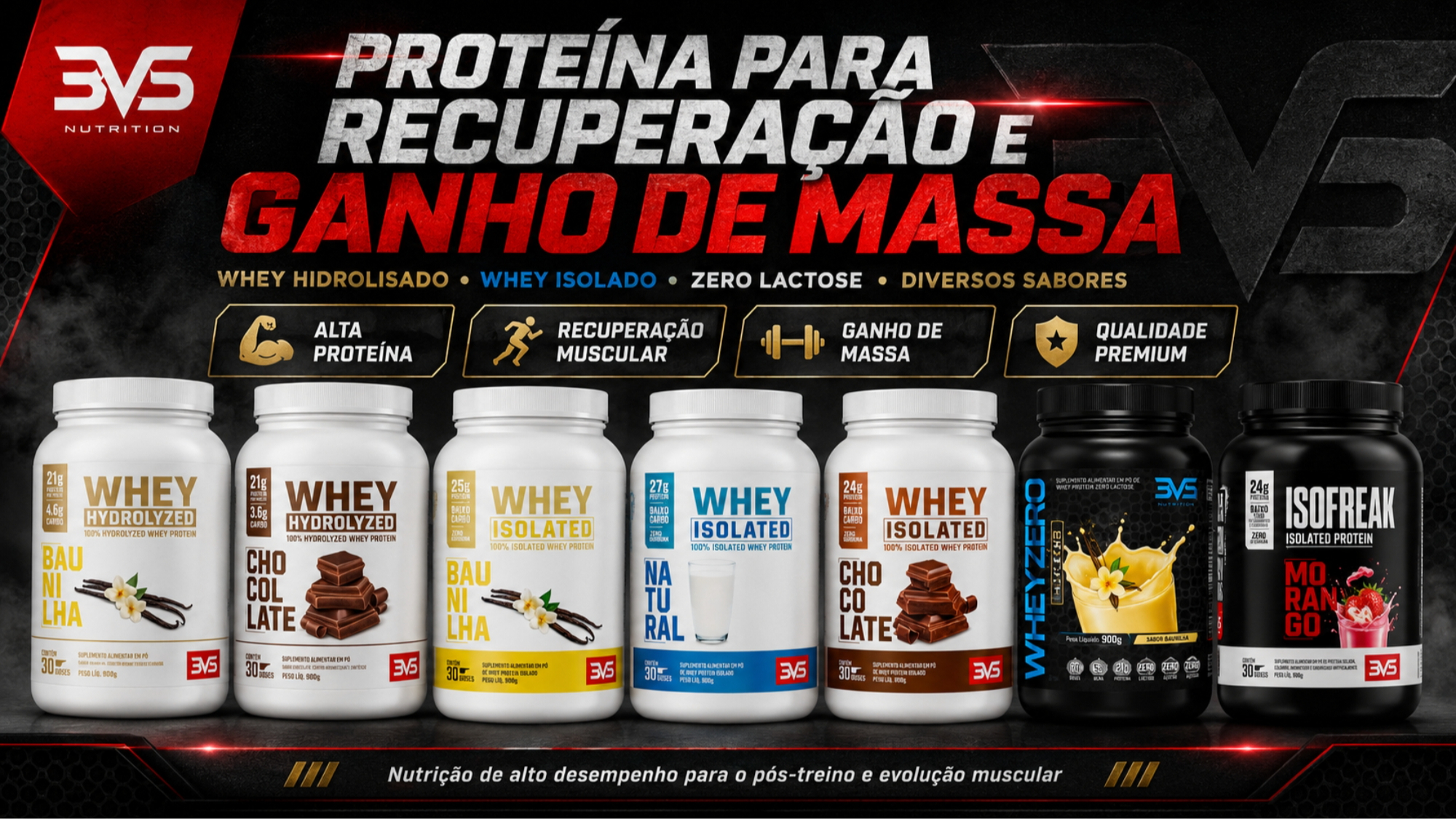 3Vs Nutrition | Loja Oficial | Shopee 2026