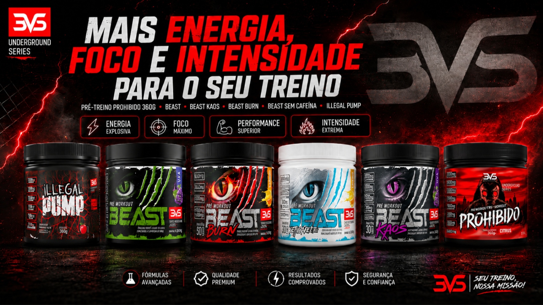 3Vs Nutrition | Loja Oficial | Shopee 2026