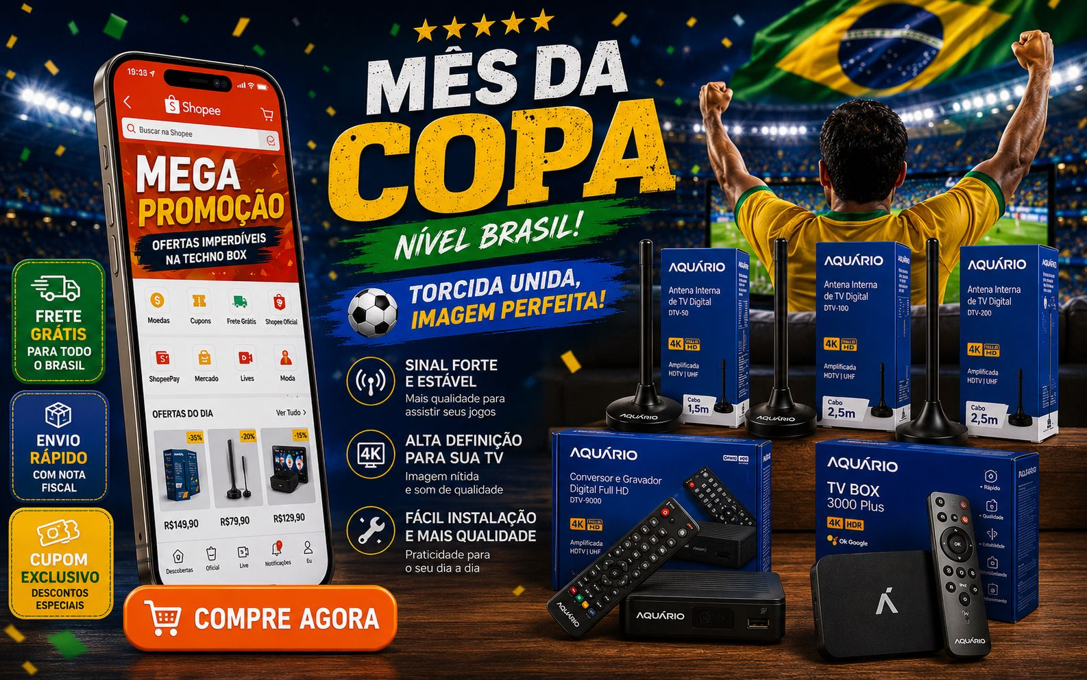 TECHNO BOX, Loja Online | Shopee Brasil