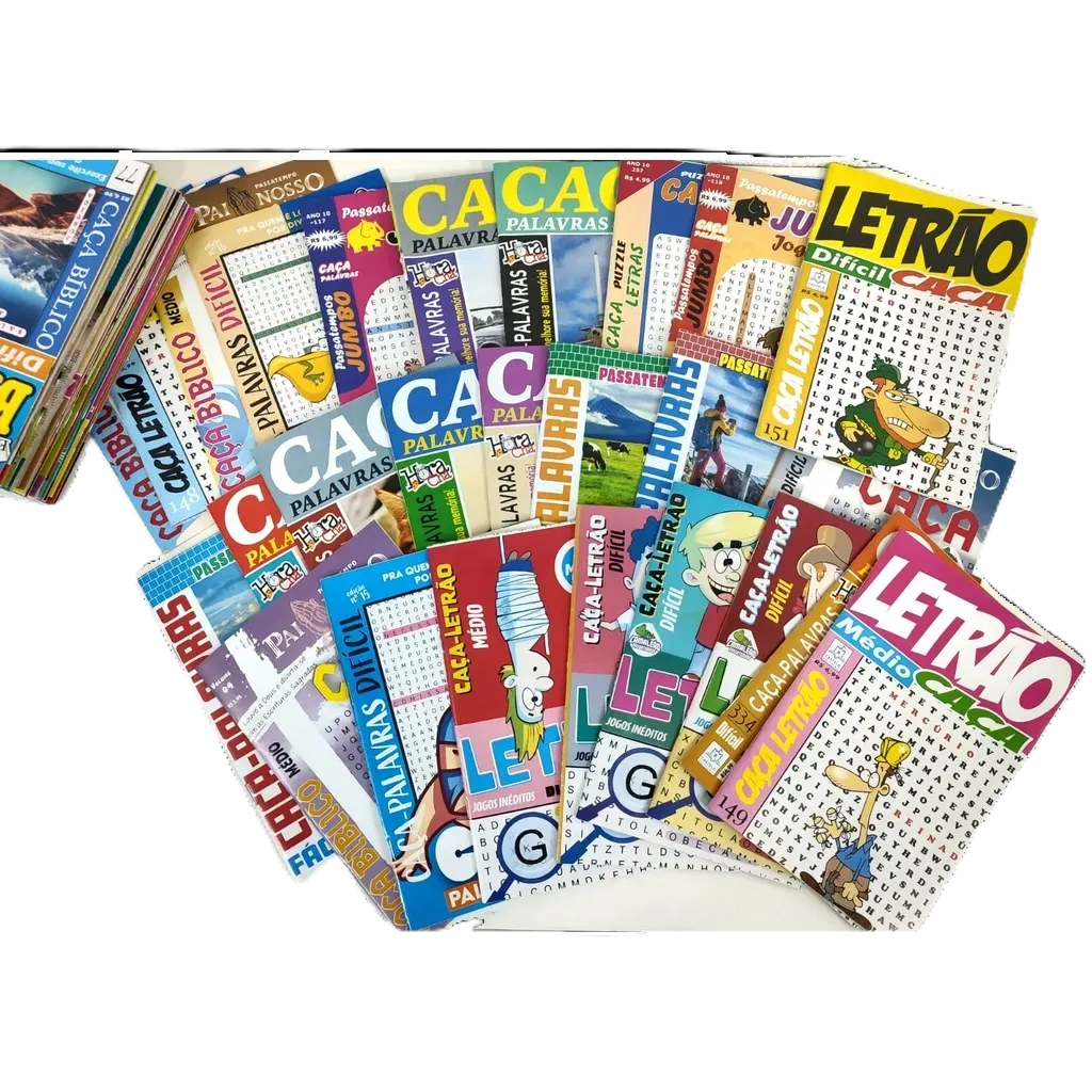 Box com 6 Revistas Coquetel - Caça Palavra Cata Fácil - Outros Livros -  Magazine Luiza