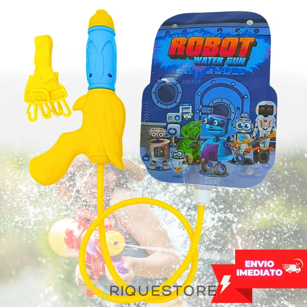 Brinquedo Infantil Arminha Lança Água Com Bolsa Reservatório