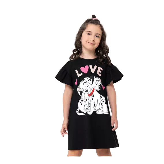 Vestido Infantil Babado Barbie Malwee