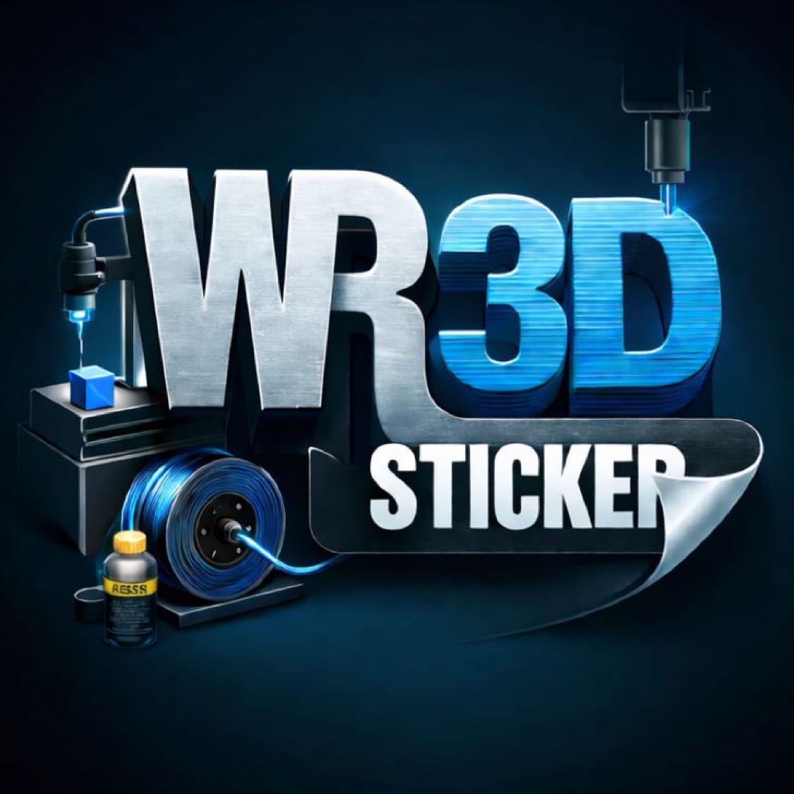 WR 3D STICKER, Loja Online | Shopee Brasil