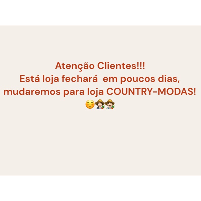 MODA—COUNTRY, Loja Online | Shopee Brasil