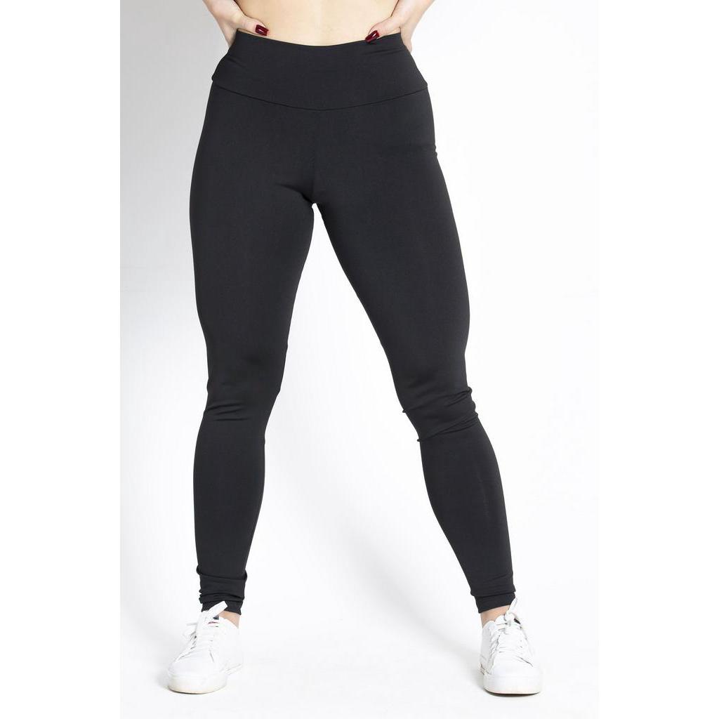 Calça Jogger Suplex Feminina Faixa Lateral Cirrê - Preto legging roupas  feminina