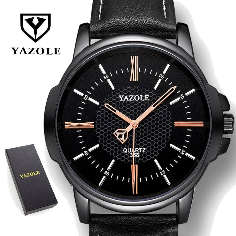 Relógio Masculino Preto Black Motion Design Quartz - YAZOLE