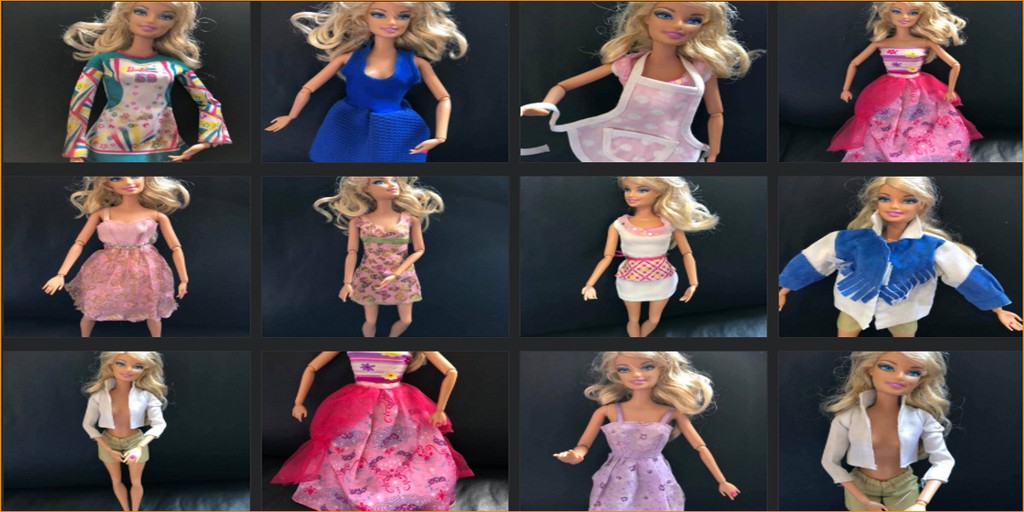 Jogue Barbie, Elsa e Draculaura: Desafio de Moda, um jogo de Barbie