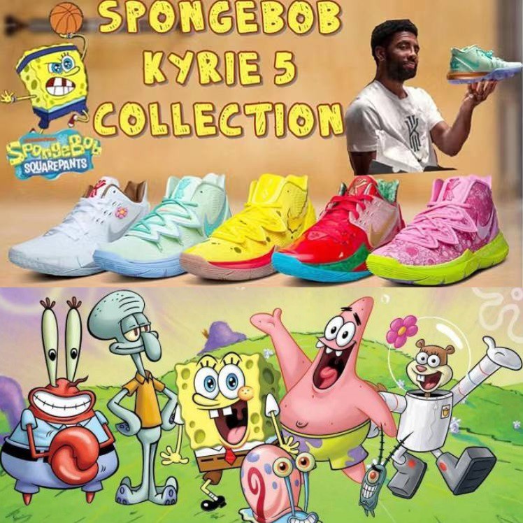 Spongebob kyrie 5 store where to buy