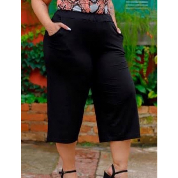 Calça feminina meia store canela