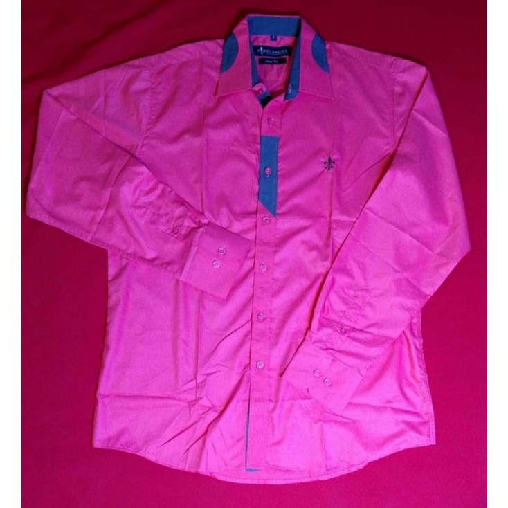 Camisa dudalina hot sale rosa