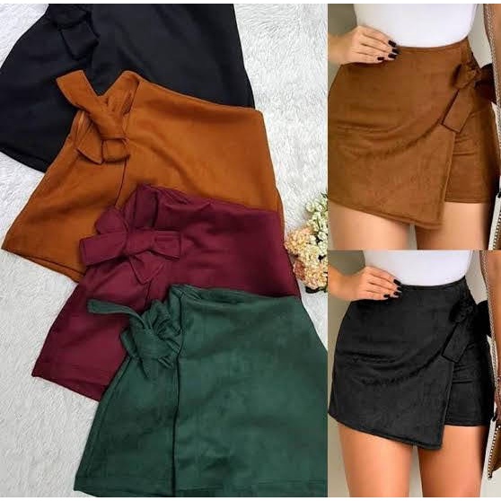 Short saia hot sale amarração