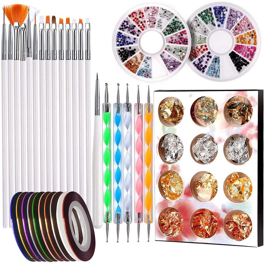 Kit de pintura de unhas,10 cores de secagem rápida Graffiti canetas para  unhas - Kit de caneta para unhas Doodle de suprimentos de maquiagem para