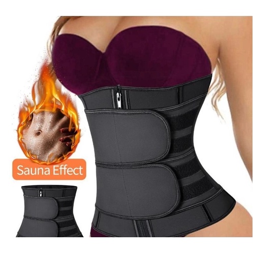 Compre Mulheres Cintura Treinador Trimmer Corset Controle de Barriga Wraps  Treino Cinto Suor Barriga Band Esportes Cinta Sauna Terno Shapewear  Emagrecimento Body Shaper