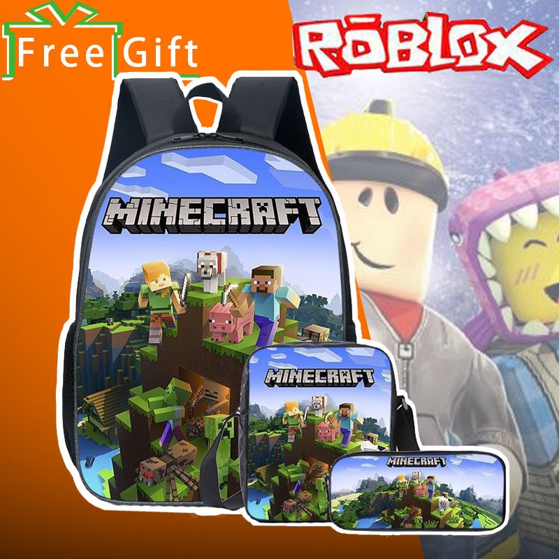 Jogo de desenhos animados Roblox Alunos da escola primária e secundária  Schoolbag Backpack_e das crianças