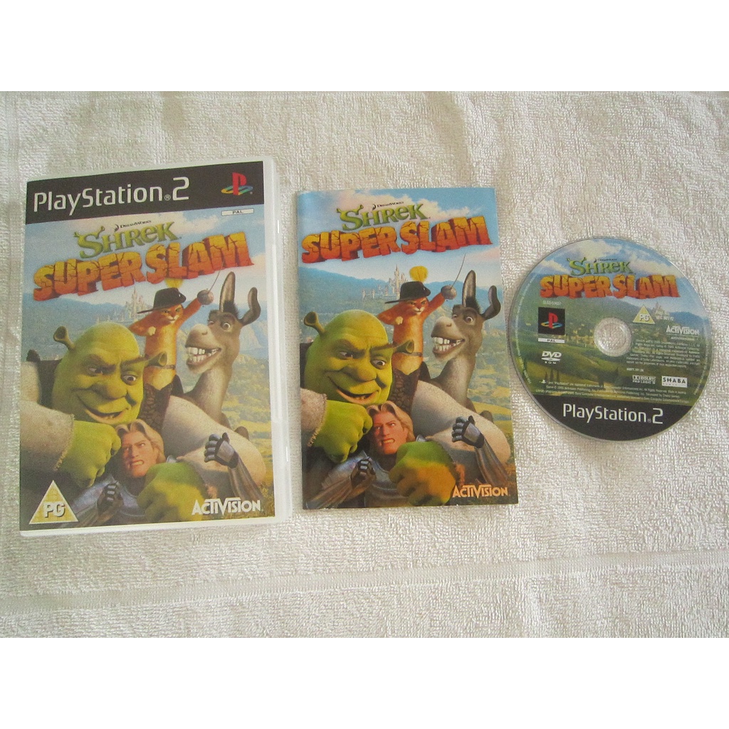 PLAYSTATION 2 Shrek Super Slam ((( Jogo Original ))) | Shopee Brasil