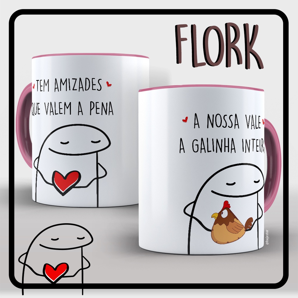 Caneca Personalizada Flork Meme 325ml