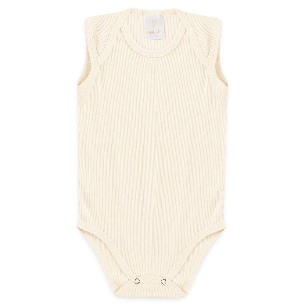 KIT 3 Peças Body Bebê Vestido Regata - Duma Kids