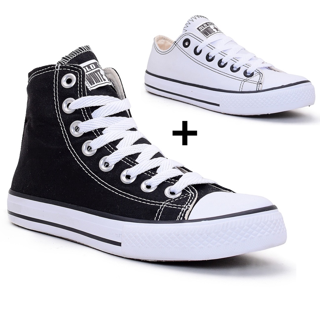 All star de cano hot sale curto