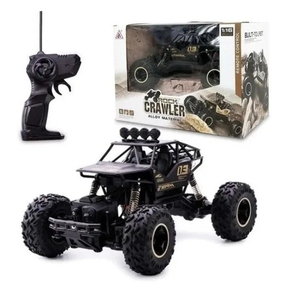 Carrinho Controle Remoto 4x4 Monster Truck Rock Crawler Rc