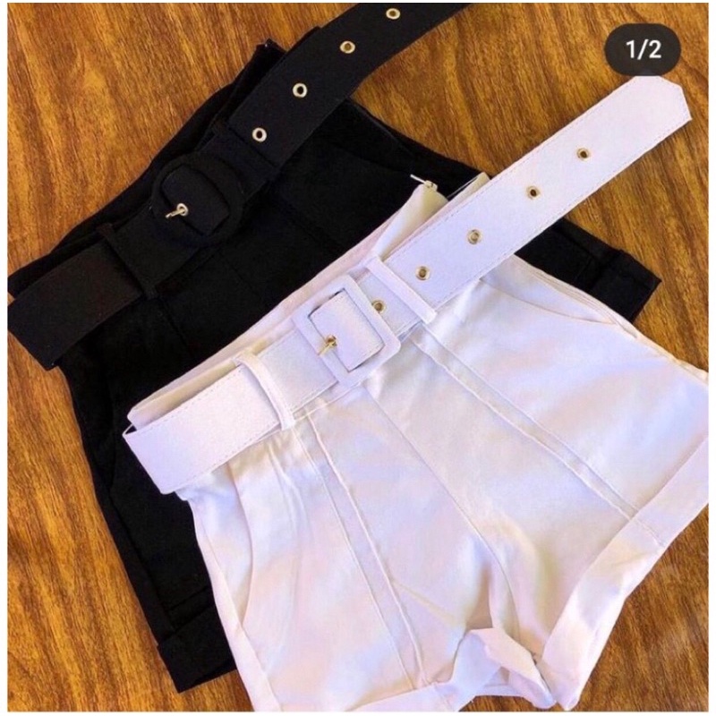 Short feminino curto cintura alta sales em bengaline