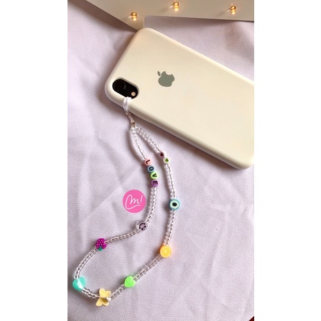 phone strap rosa bebe