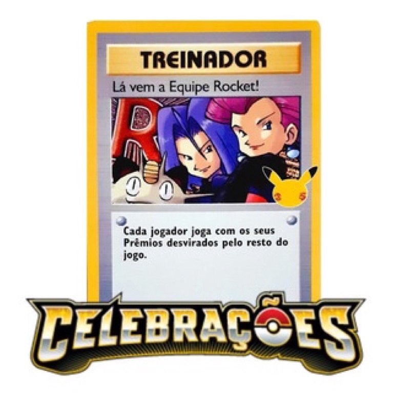 Card Pokémon Zapdos Da Equipe Rocket Celebrações Original