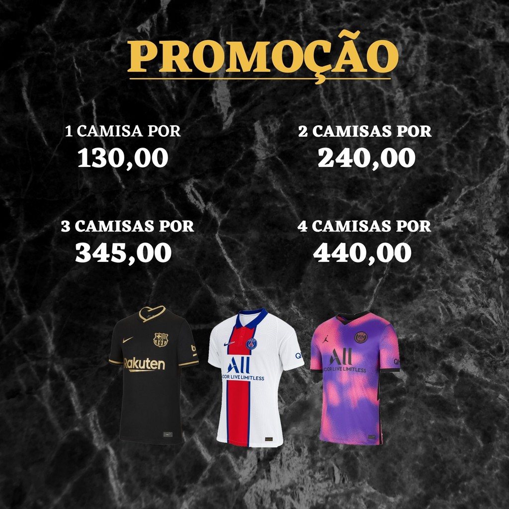 Promocao 2024 de camisas