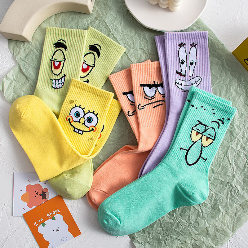 Conjunto de meias de Halloween para bebês meninos e meninas com desenho de  desenho fino, respirável, meias antiderrapantes para bebês, unissex, 3  peças, Preto, M