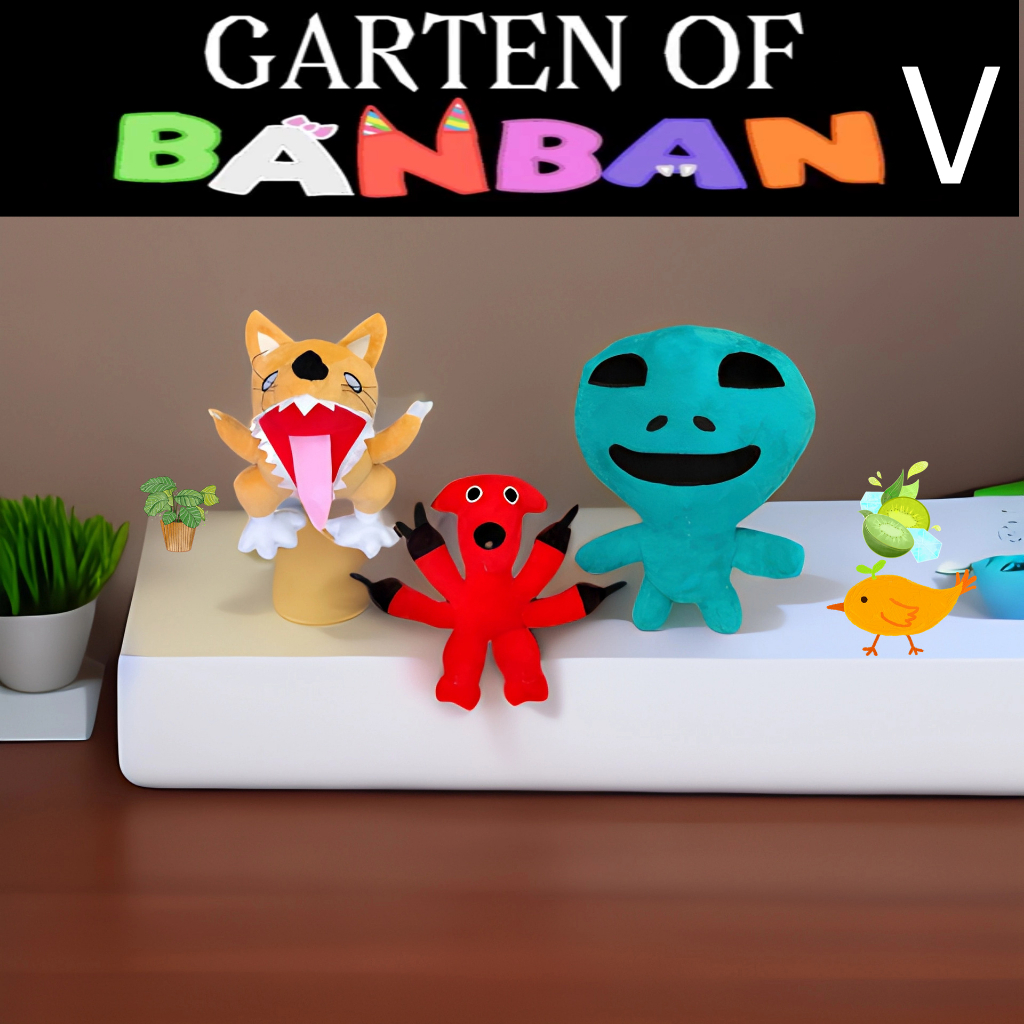 Garten of banban V Novo Pelúcia Benito Kittysaurus Syringeon Presentes Para  Crianças Natal | Shopee Brasil