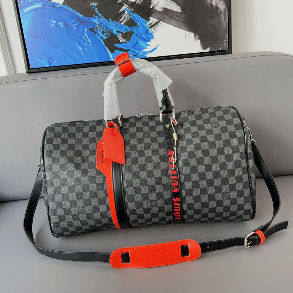 Louis Vuitton Drawstring Backpack Limited Edition Damier Cobalt Race
