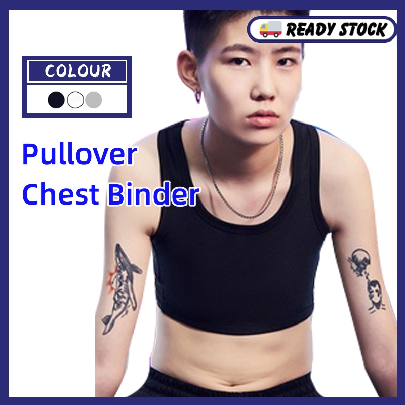 Bandagem completa no peito Binder Pullover, Tomboy Breast Binder