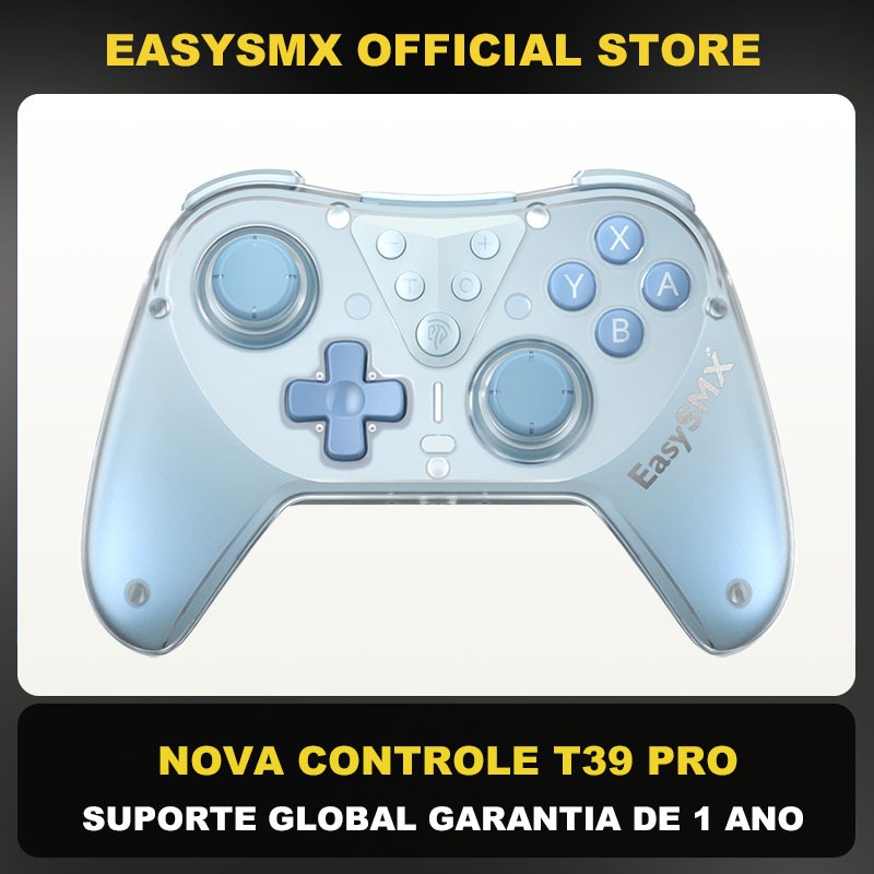 EasySMX-controlador de jogos sem fio, gamepad bluetooth, Steam