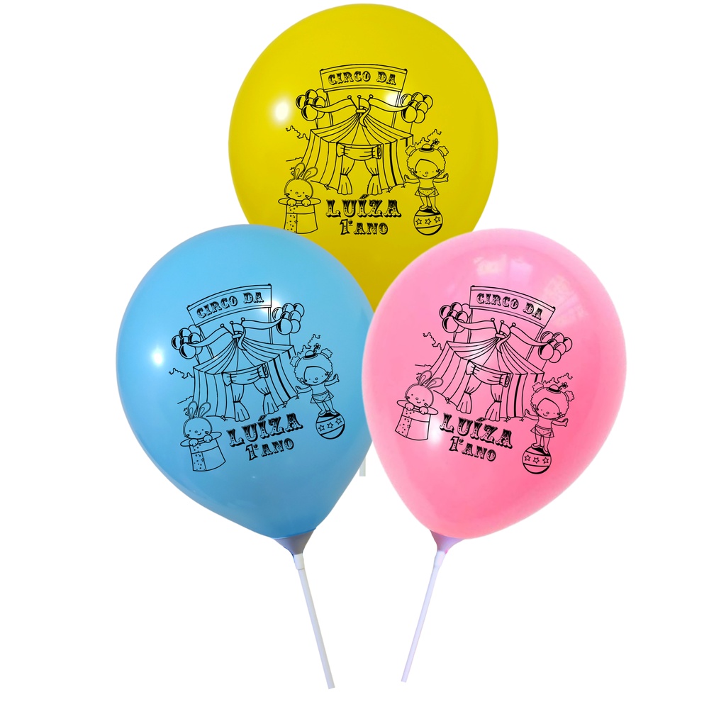30 Bexigas - Balões ROBLOX personalizadas com NOME e IDADE