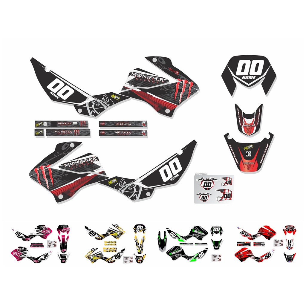 Adesivos Proteção Laminados Moto Trilha Motocross Xlr 125 CA-16492