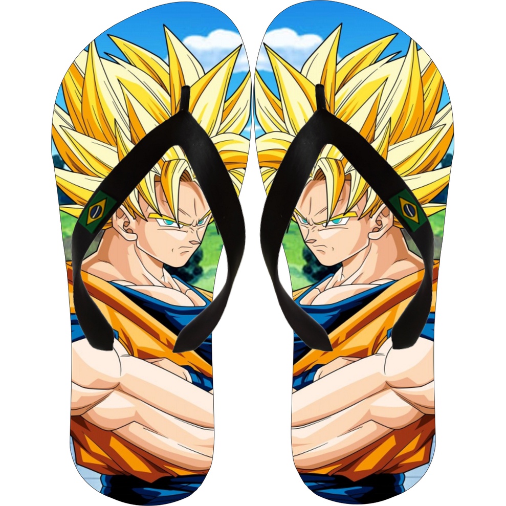 Chinelo de Quarto Dragon Ball Goku Zona Criativa