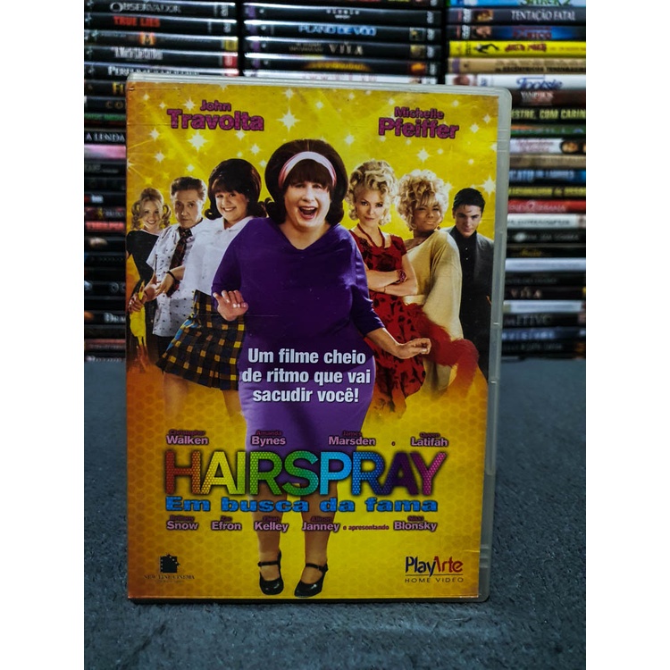 Dvd Hairspray em Busca da Fama  Filme e Série Playarte Usado