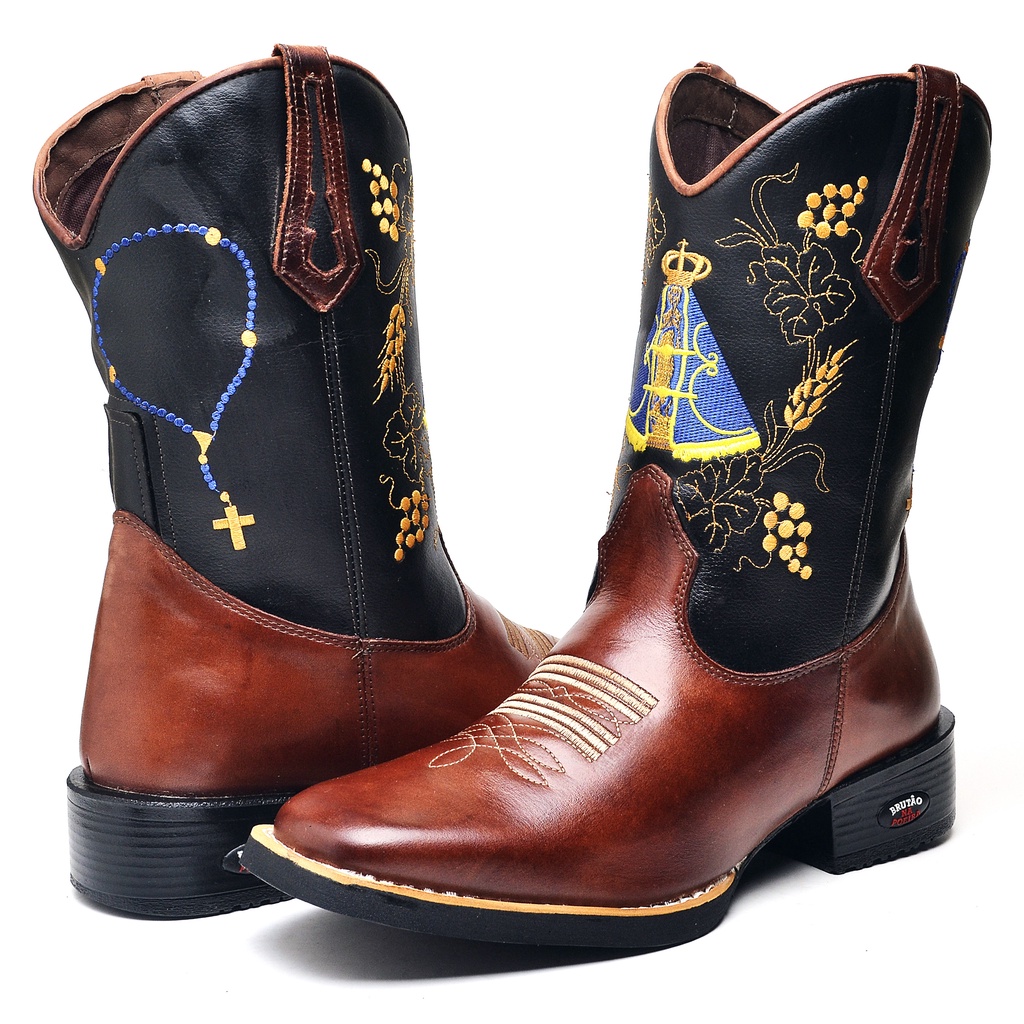 Bota texana store masculina nossa senhora