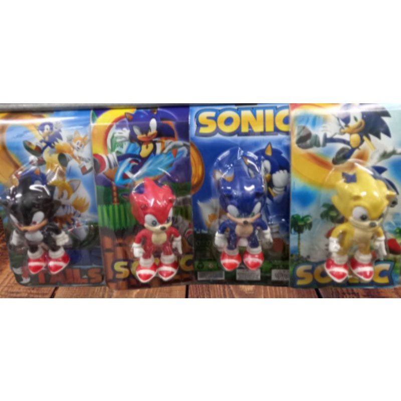 Boneco Sonic Clássico Brinquedo Infantil Colecionável - Pronta Entrega !!!