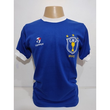 Camisa retrô do Brasil 1970