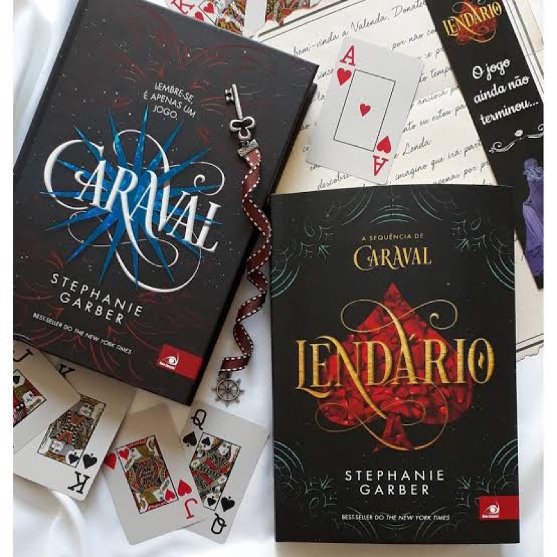Kit Livros Caraval E Lendário De Stephanie Garber 