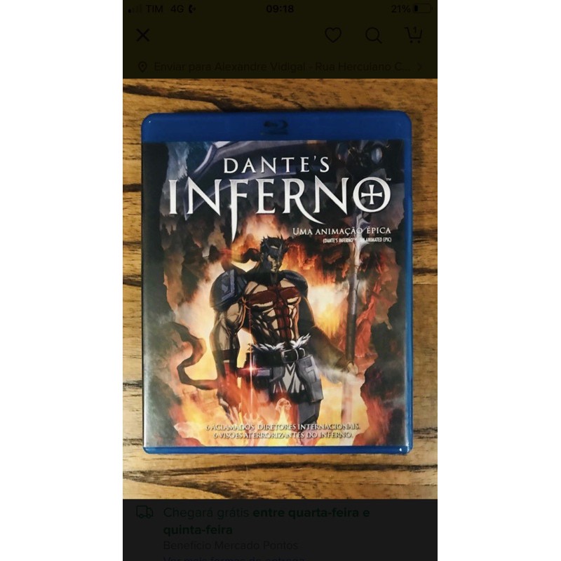 Dante's Inferno - Uma Animação Épica ( Dante's Inferno: An Animated Epic )  [ Blu-Ray ]