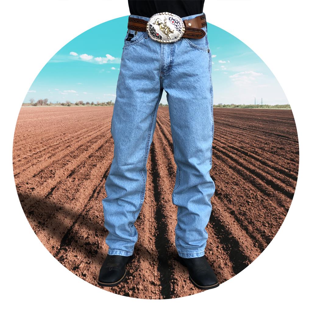 Calça country jeans masculina peão rodeio agro pura raça