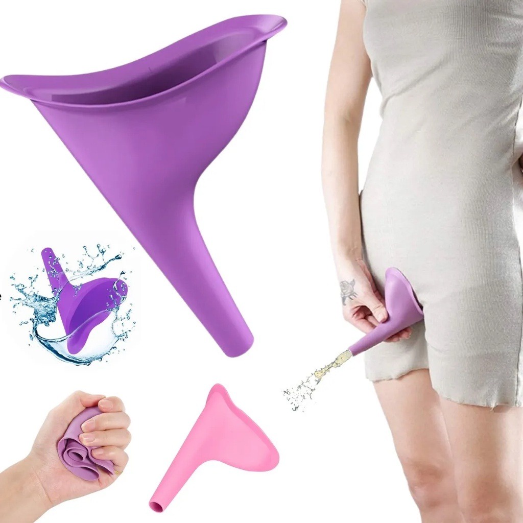 Urinol Feminino Funil Mulher Fazer Xixi Em Pé Portátil | Shopee Brasil