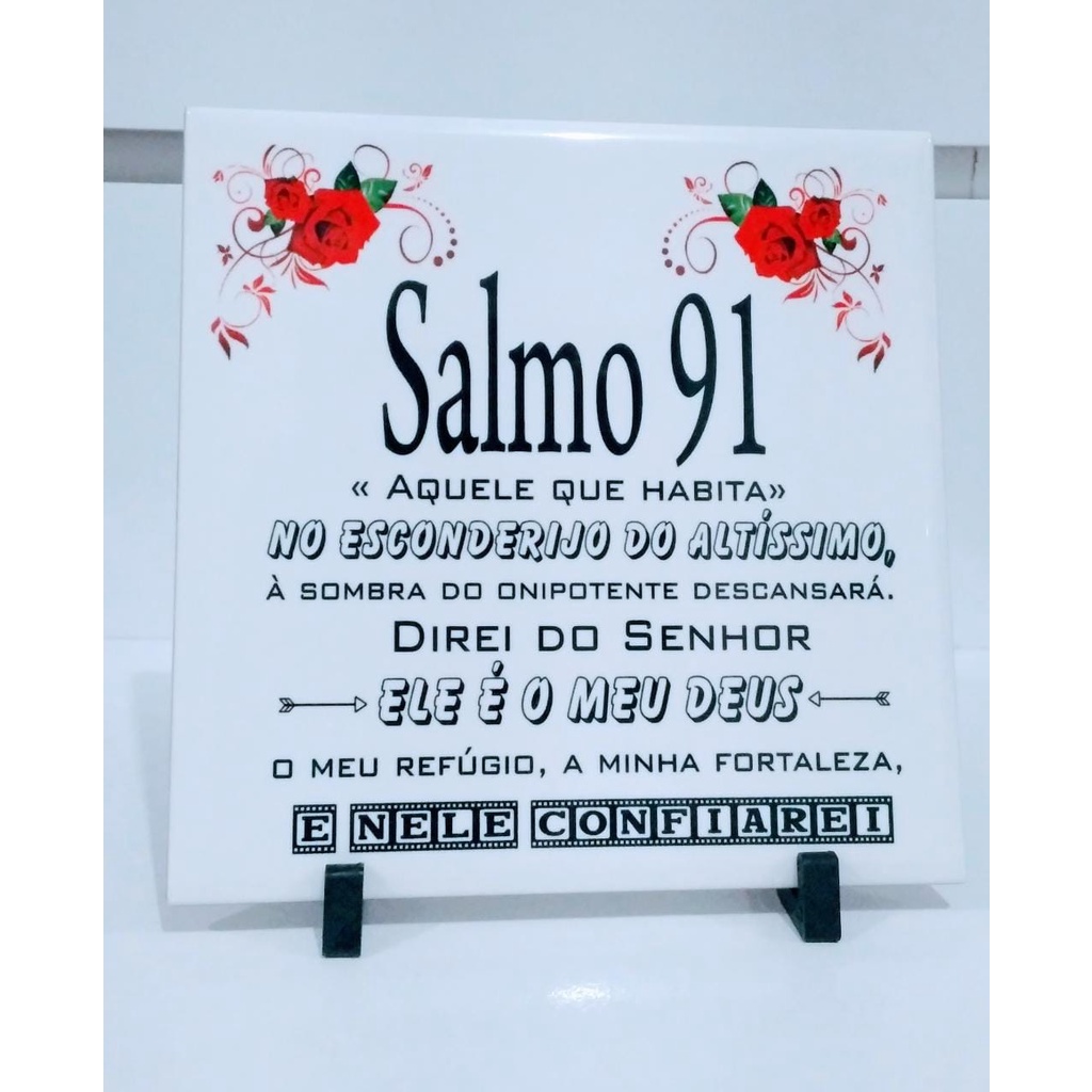 Salmo 91 - Piso/azulejo De Cerâmica 32cm x 57cm - INCOPISOS 60094