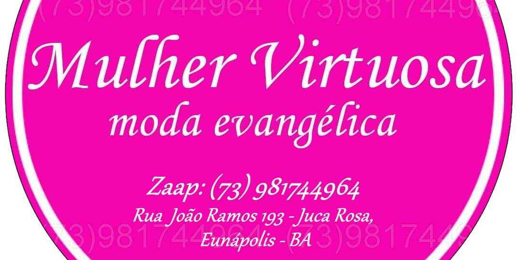 Mulher virtuosa moda store evangélica