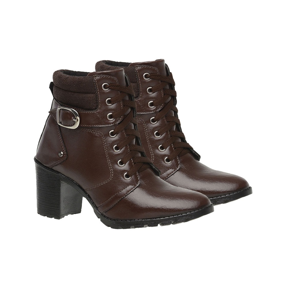 Bota feminina coturno sint tico timo conforto e excelente