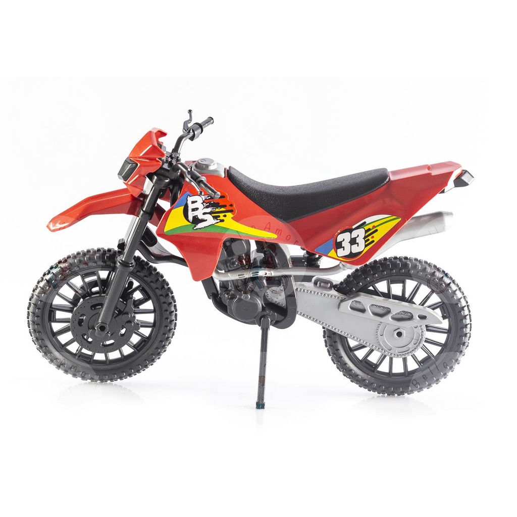 Moto de Brinquedo Menino Fire Light Corrida 30 cm Div Cores no